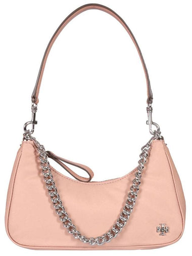 Mercer Nylon Chain Small Shoulder Bag Sand Pink - TORY BURCH - BALAAN 1