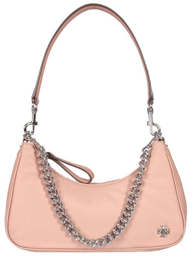 Mercer Nylon Chain Small Shoulder Bag Sand Pink - TORY BURCH - BALAAN 1