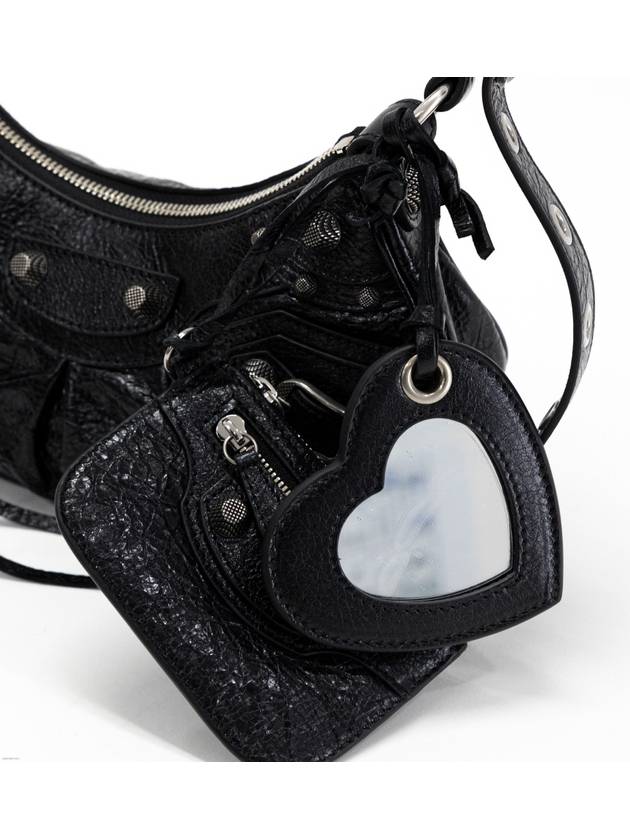 Le Cagole XS Lambskin Shoulder Bag Black - BALENCIAGA - BALAAN 5