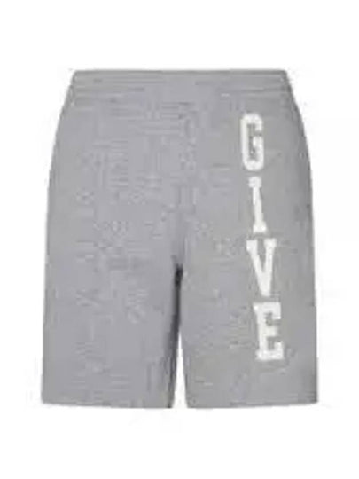 College Bermuda Cotton Shorts Grey - GIVENCHY - BALAAN 2