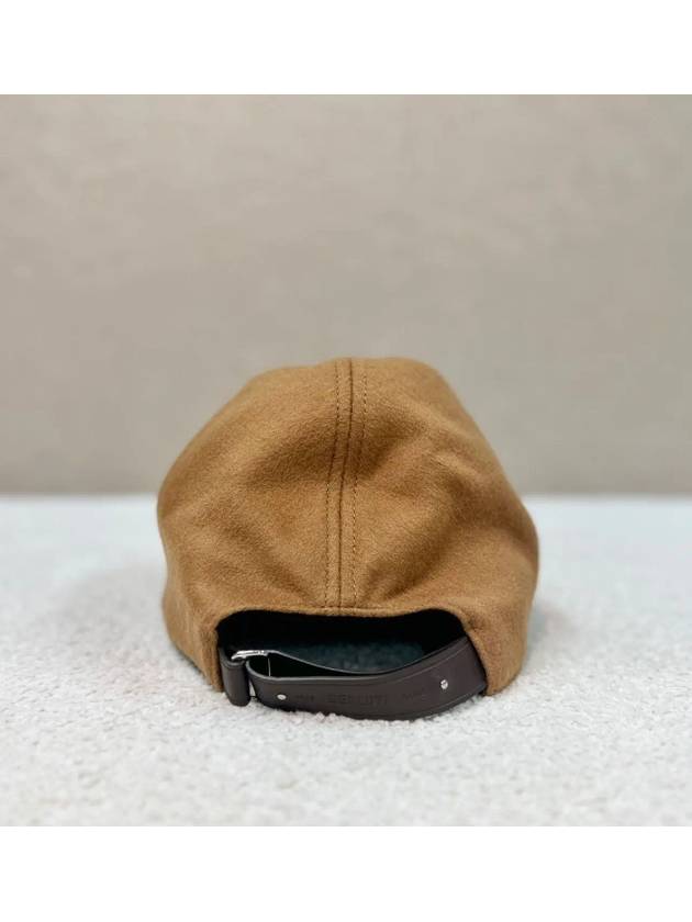 BELUTI Men's Beige Wool Cashmere Cap Hat T22CA25 001 - BERLUTI - BALAAN 4