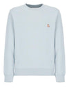 Chillax Patch Regular Sweatshirt Sky Blue - MAISON KITSUNE - BALAAN 1