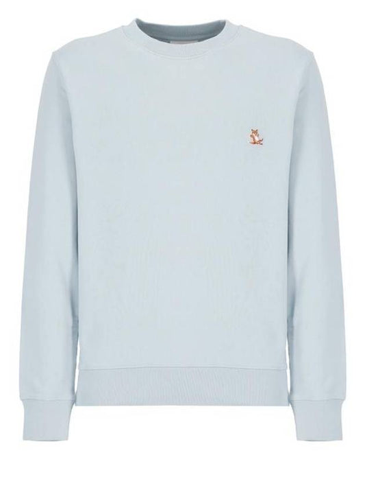 Chillax Patch Regular Sweatshirt Sky Blue - MAISON KITSUNE - BALAAN 1