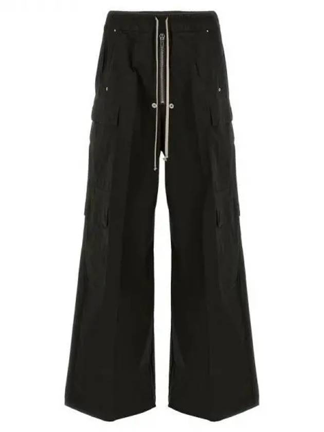 Rick Owens CARGOBELAS Drawstring Wide Pants 271427 - RICK OWENS - BALAAN 1