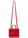 Sac de Jour Nano Bag Crocodile 398711 CS30N 6422 Red - SAINT LAURENT - BALAAN 6