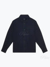 Basile Cavalier Long Sleeve Overshirt Navy - A.P.C. - BALAAN 2