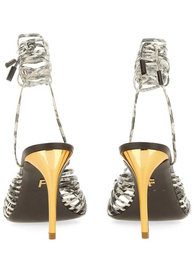 LEATHER SANDAL - SALVATORE FERRAGAMO - BALAAN 3