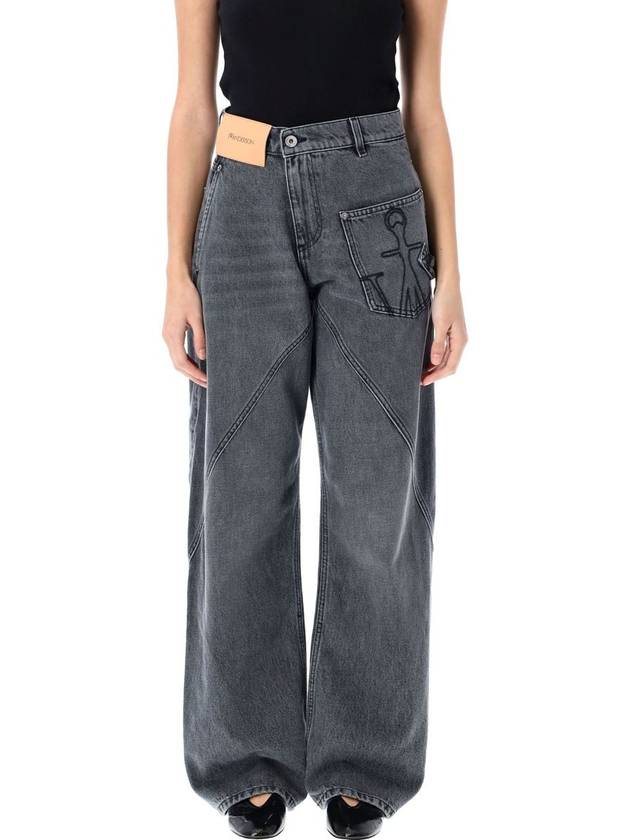 JW Anderson Twisted Workwear Denim Pant - JW ANDERSON - BALAAN 1