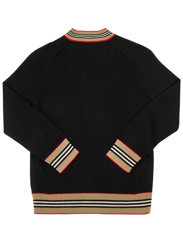 8047613 A1189 Junior Icon Stripe Trimming Cardigan - BURBERRY - BALAAN 3