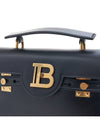 B-Buzz Logo Leather Cross Bag Black - BALMAIN - BALAAN 8