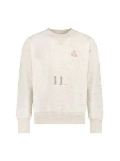 Mike Cotton Logo Sweatshirt Ecru - ISABEL MARANT - BALAAN 2