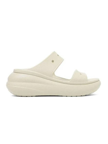 Classic Crush Slippers Bone Beige - CROCS - BALAAN 1