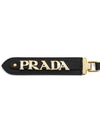 Saffiano Key Holder Black - PRADA - BALAAN 7