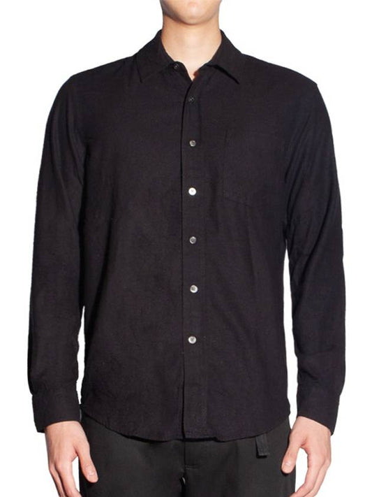 Silk Classic Long Sleeve Shirt Black - OUR LEGACY - BALAAN 2