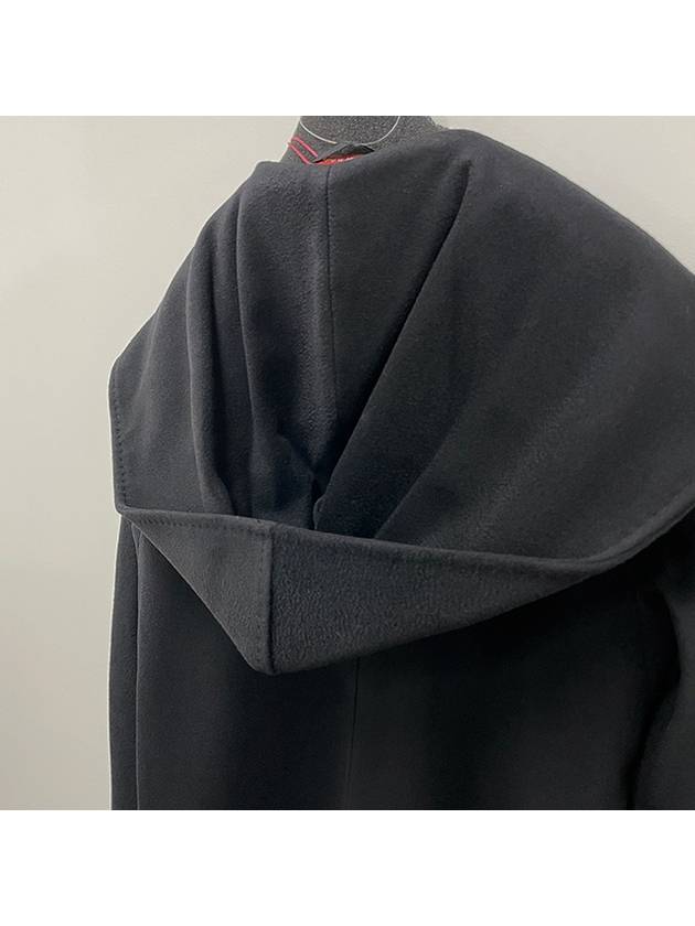 Bdanton Virgin Wool Single Coat Black - MAX MARA - BALAAN 7
