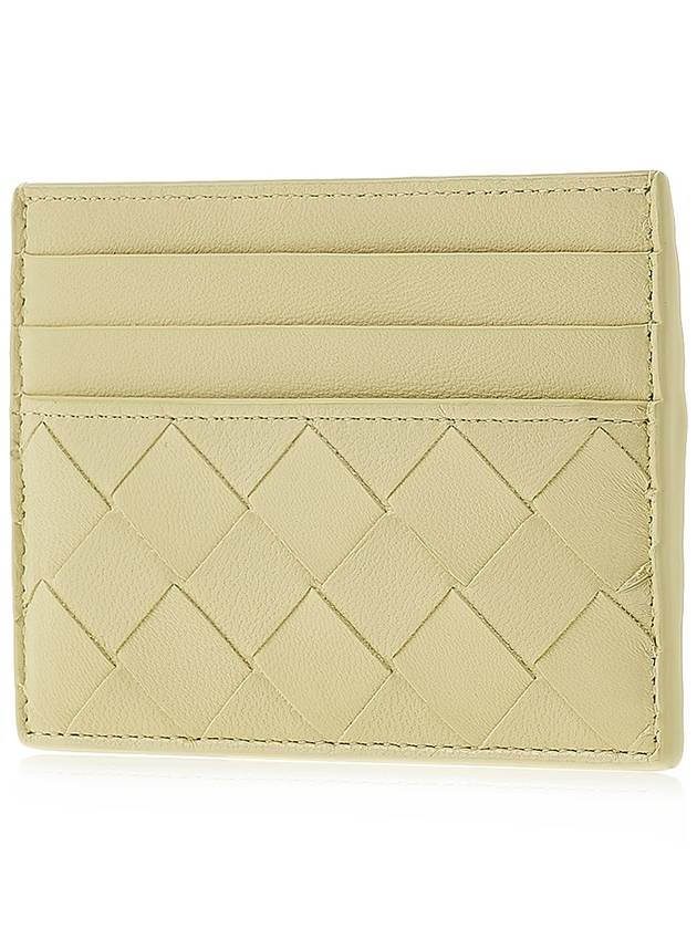 Intrecciato Leather Card Wallet Beige - BOTTEGA VENETA - BALAAN 3