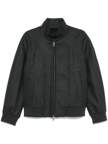 Fendi Cashmere Blouson Jacket Clothing - FENDI - BALAAN 1