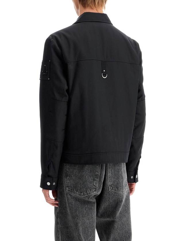 Jacques Shirt Jacket Black - MOOSE KNUCKLES - BALAAN 4