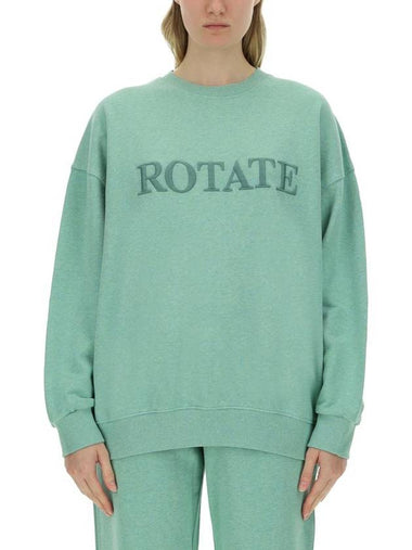 Rotate Birger Christensen Sweatshirt With Logo - ROTATE - BALAAN 1