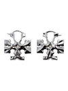 Double T Decoration Earrings Silver - TORY BURCH - BALAAN 7