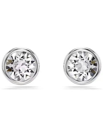 Imber Crystal Stud Earrings Silver - SWAROVSKI - BALAAN 1