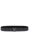 LV Initiales 35MM Reversible Monogram Leather Belt Black - LOUIS VUITTON - BALAAN 2