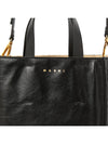 Museo Leather Tote Bag Black - MARNI - BALAAN 9