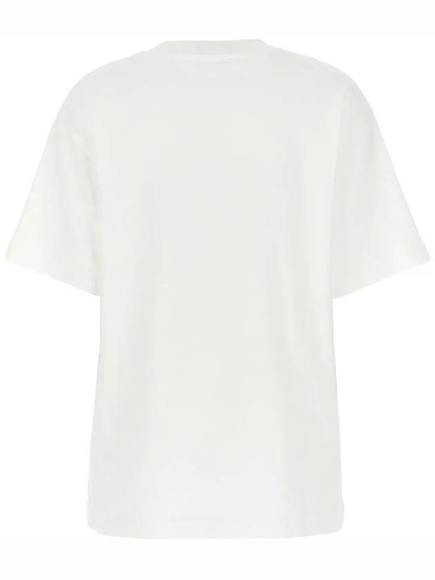 Heart Logo Cotton Short Sleeve T-Shirt White - A.P.C. - BALAAN 4