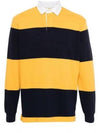 Regular Fit Long Sleeve Polo Shirt Yellow Black - POLO RALPH LAUREN - BALAAN 2