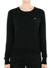 ORB Embroid Logo Knit Top Black - VIVIENNE WESTWOOD - BALAAN 3