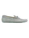 Men's Gommino Suede Driving Shoes Grey - TOD'S - BALAAN 1