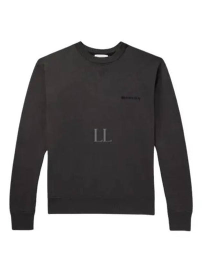 Mikis Logo Cotton Sweatshirt Faded Black - ISABEL MARANT - BALAAN 2