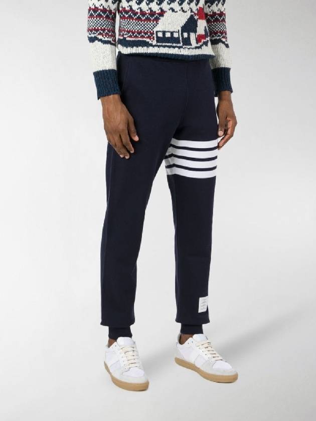 Men's Classic Loopback Engineered 4 Bar Classic Sweatpants Navy - THOM BROWNE - BALAAN 2