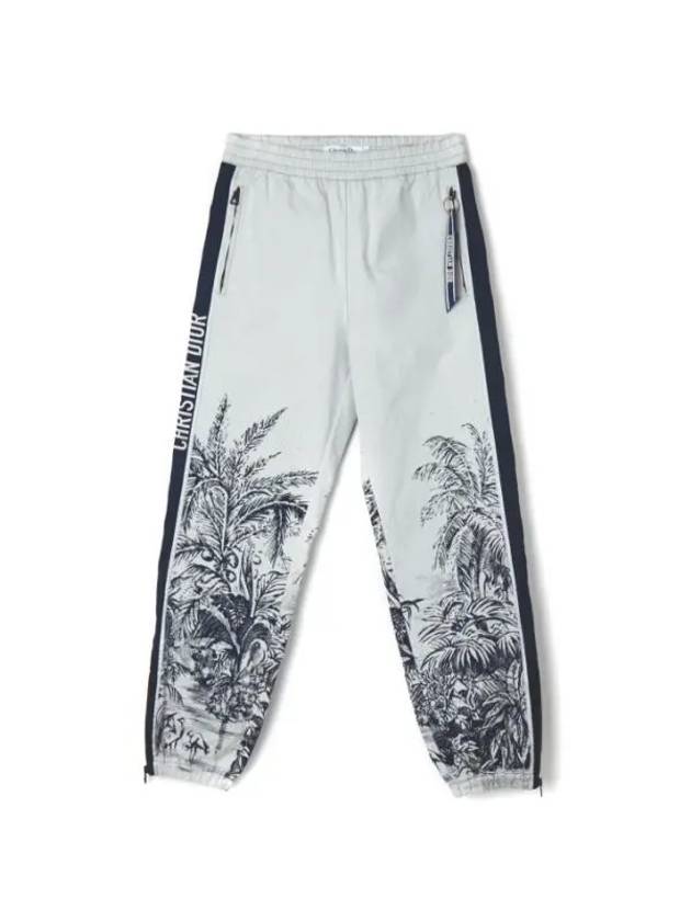 Logo Graphic Track Pants White - DIOR - BALAAN 1