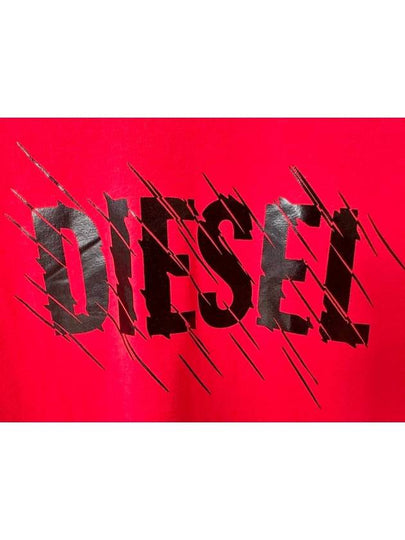 Kids T Shirt J02121 KYAWX K438 Red 10Y - DIESEL - BALAAN 2