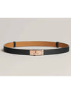 Hermes Kelly 18 Belt Rose Gold Belt Black - HERMES - BALAAN 2