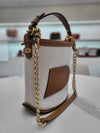 Finn Mini Bucket Bag Natural Tan S Class Chain Strap Inner AA0494 - DELVAUX - BALAAN 2