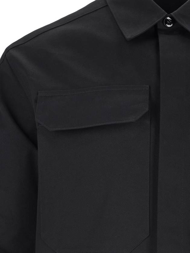 Long Sleeve Shirt J22DL0213J45217001 BLACK - JIL SANDER - BALAAN 4