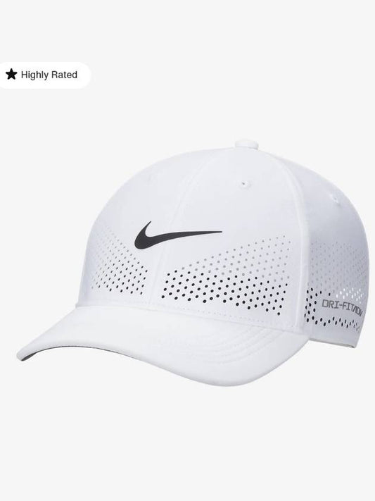 Golf Hat 24 Years Dry Fit ADV Swoosh Cap Rounding White - NIKE - BALAAN 1