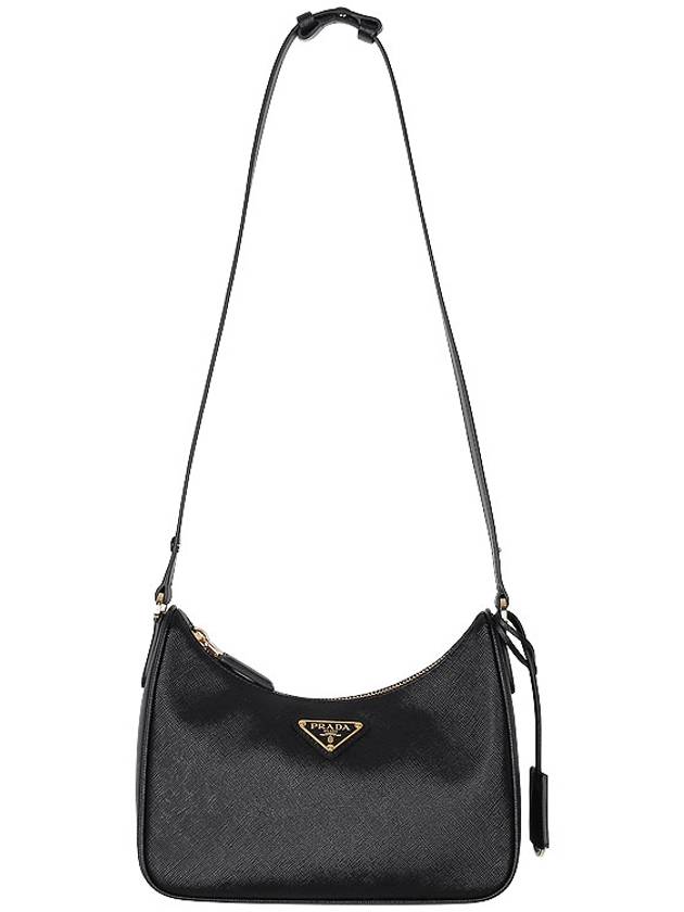 Saffiano Leather Mini Bag Black - PRADA - BALAAN 4