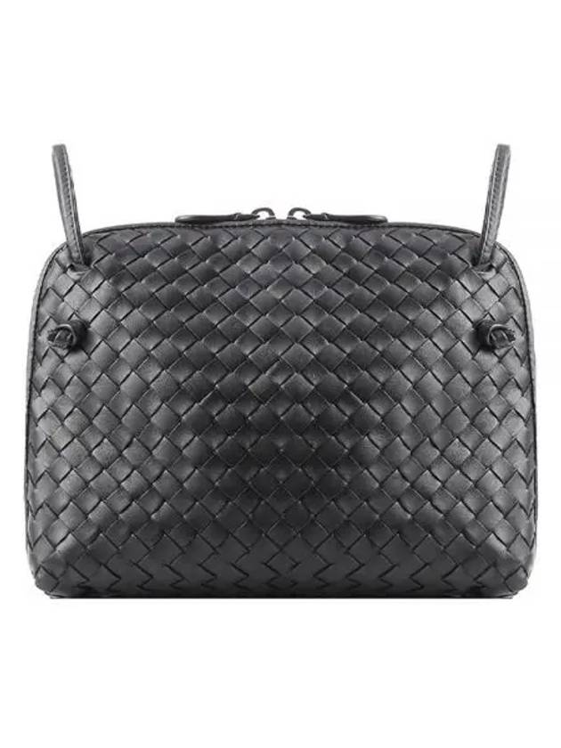 Nodini Intrecciato Cross Bag Black - BOTTEGA VENETA - BALAAN 2