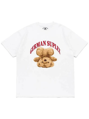 SUPLEX BEAR T SHIRTS WHITE - POLYGRAM - BALAAN 1