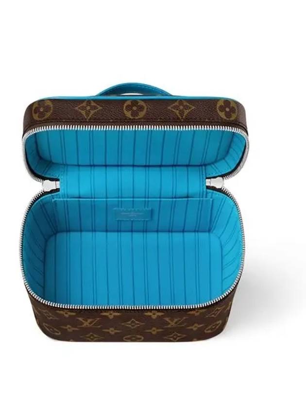 Louis Vuitton Nice Mini Gaston Blue Brown - LOUIS VUITTON - BALAAN 4