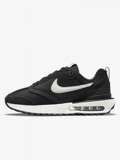 Women's Air Max Dawn Low Top Sneakers White Black - NIKE - BALAAN 2