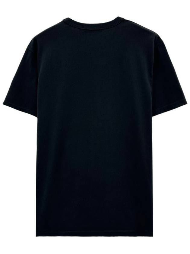 Dressed Fox Patch Classic Short Sleeve T-Shirt Black - MAISON KITSUNE - BALAAN 3