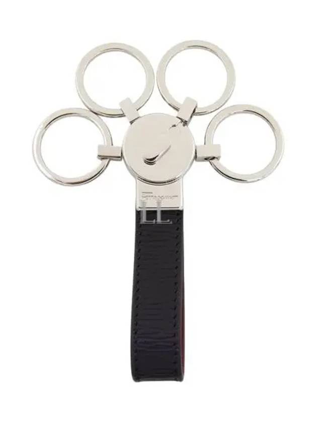 Gancini Key Ring Black - SALVATORE FERRAGAMO - BALAAN 2