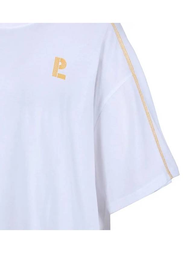 LOGO JERSEY T-SHIRT MW3ME128WHT - P_LABEL - BALAAN 5