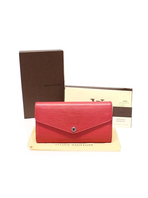 Women s Louis Vuitton M60960 Coral Epi Leather Sarah Wallet Long gt Gangbuk used luxury goods - LOUIS VUITTON - BALAAN 3