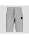 Men's Lens Wappen Bermuda Shorts Grey - CP COMPANY - BALAAN 2