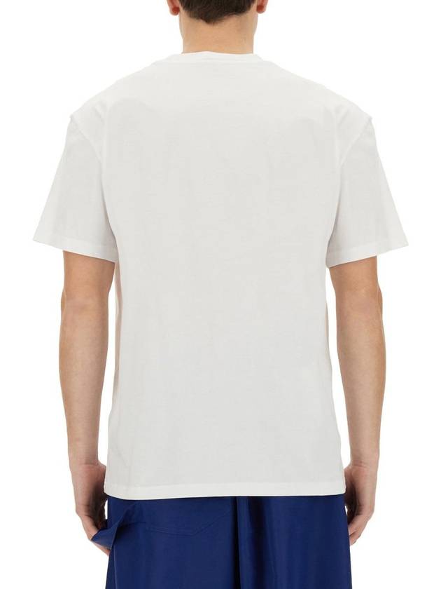 Gnome Chest Print Short Sleeve T Shirt White - JW ANDERSON - BALAAN 4